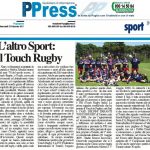 Delfini Erranti e Touch Rugby  su “Puglia Press”.