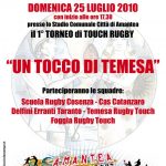 Un tocco di Temesa: 1° Torneo di Touch Rugby ad Amantea