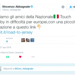 Vincenzo Abbagnale su Twitter